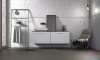 Oristo Skagen szafka z umywalką wisząca 119x50x45 piaskowy mat OR49-SD1S-120-10/UME-AM-120-92-D
